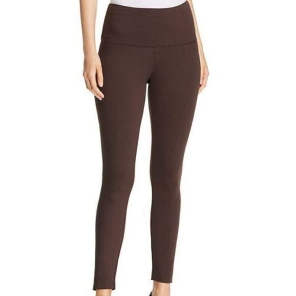 Lyssé Women's Tight Ankle Slimming Leggings in Brown - Sz Small